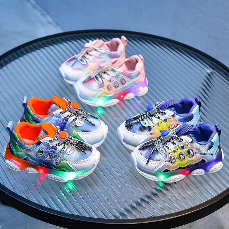 Sepatu Anak Lampu LED Import Laki Laki Perempuan Terbaru