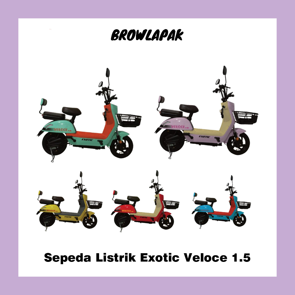 Sepeda Listrik Exotic Veloce 1.5 / E Bike Exotic Veloce 1.5