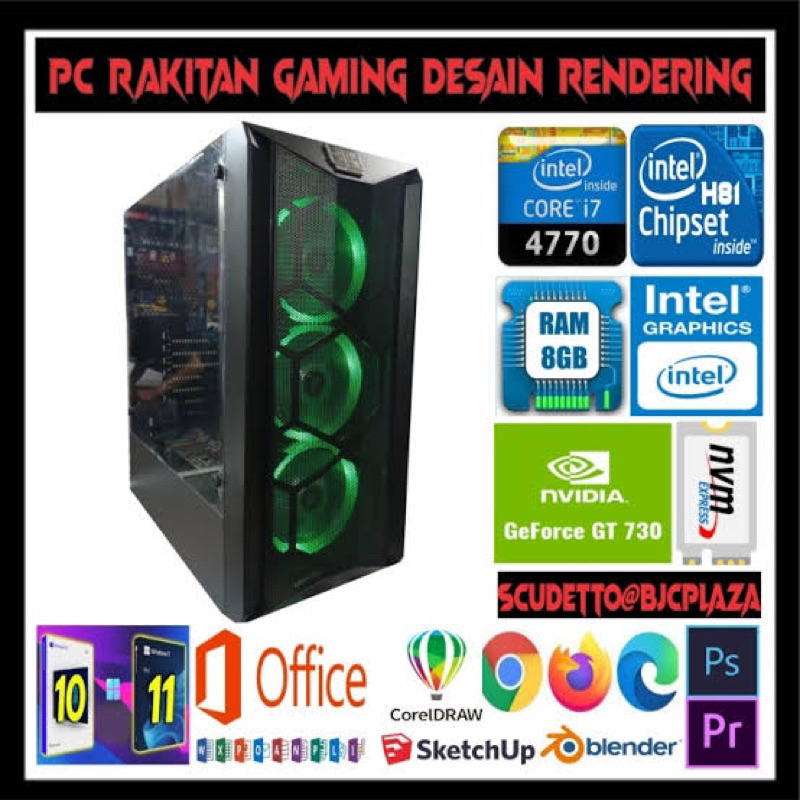 PC INTEL CORE I7-4770