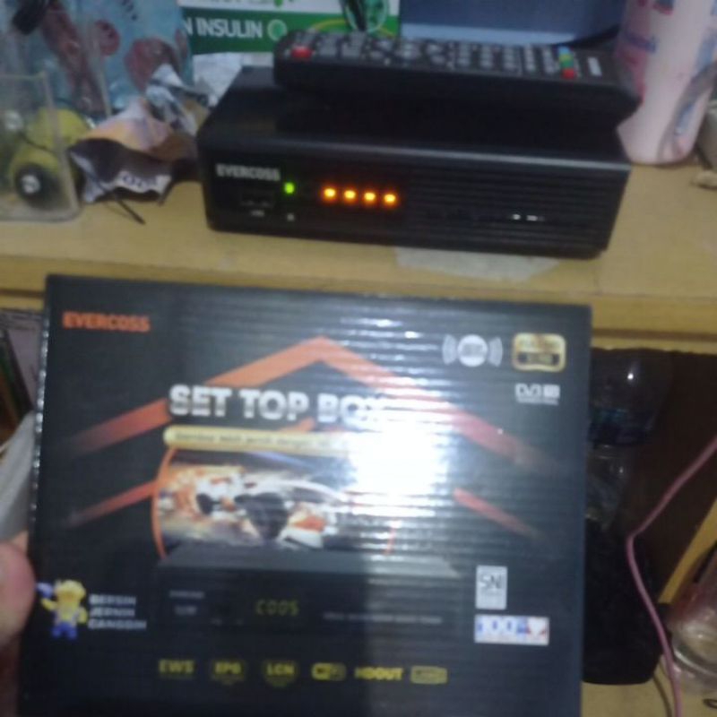 Set TOP BOX EVERCOSS (STB PRIME)