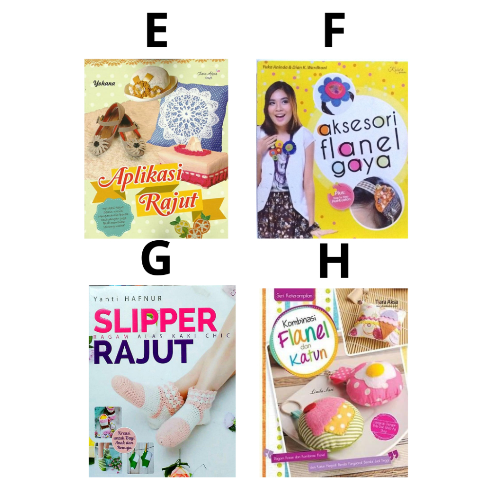 AnekaBenang - Buku Rajut / Merajut / Pola / Crochet