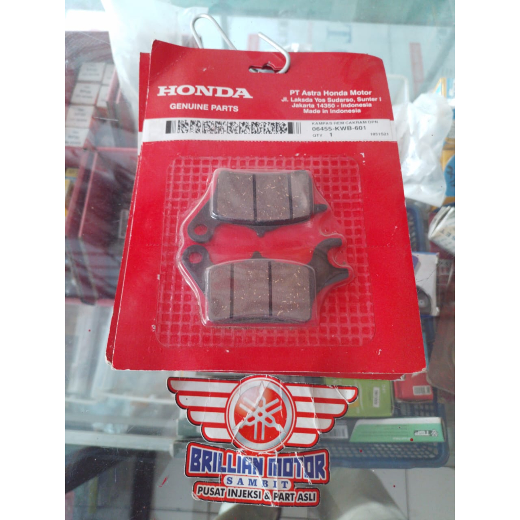 Kampas rem depan blade revo supra x 125 original