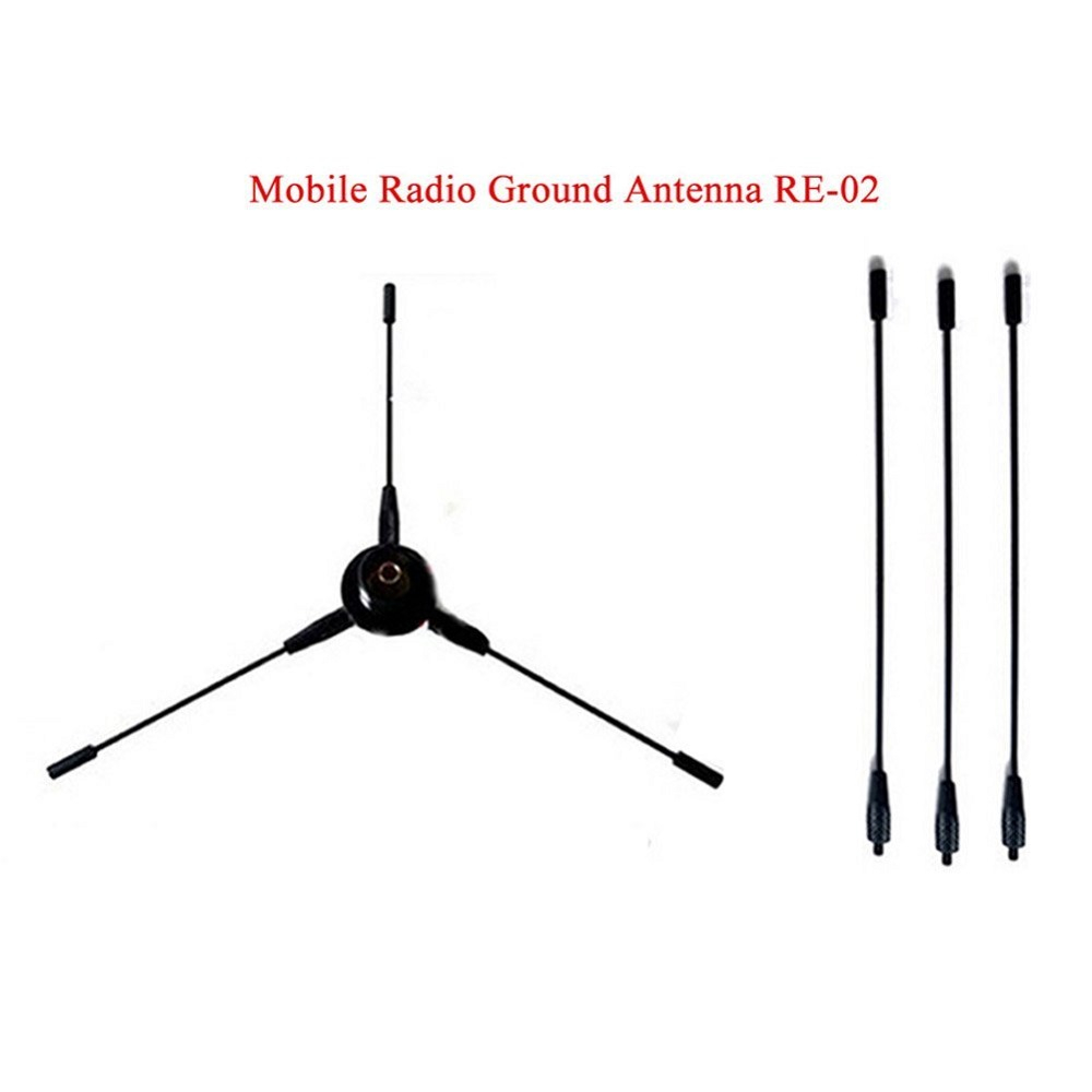 Antena HT mobil UHF-F 10-1300MHz Ground Radical &amp; semua merk