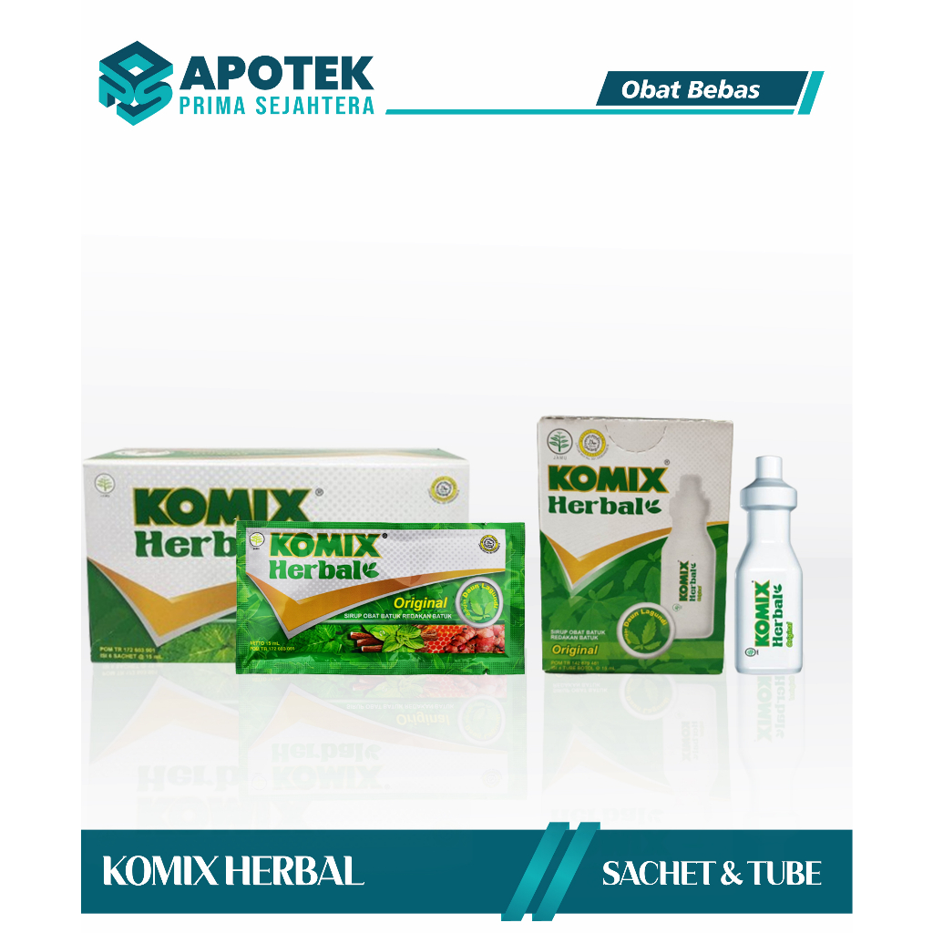 

KOMIX HERBAL ORIGINAL / SACHET / TUBE