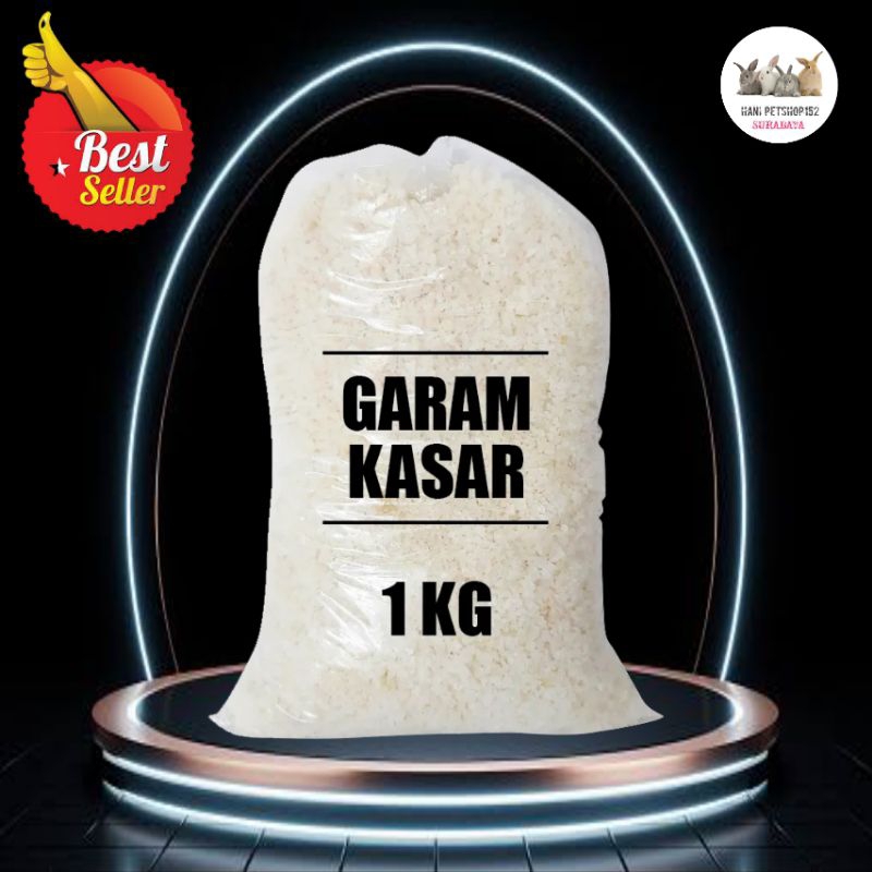 

GARAM IKAN / GARAM KROSOK 1 KG COARSE SALT