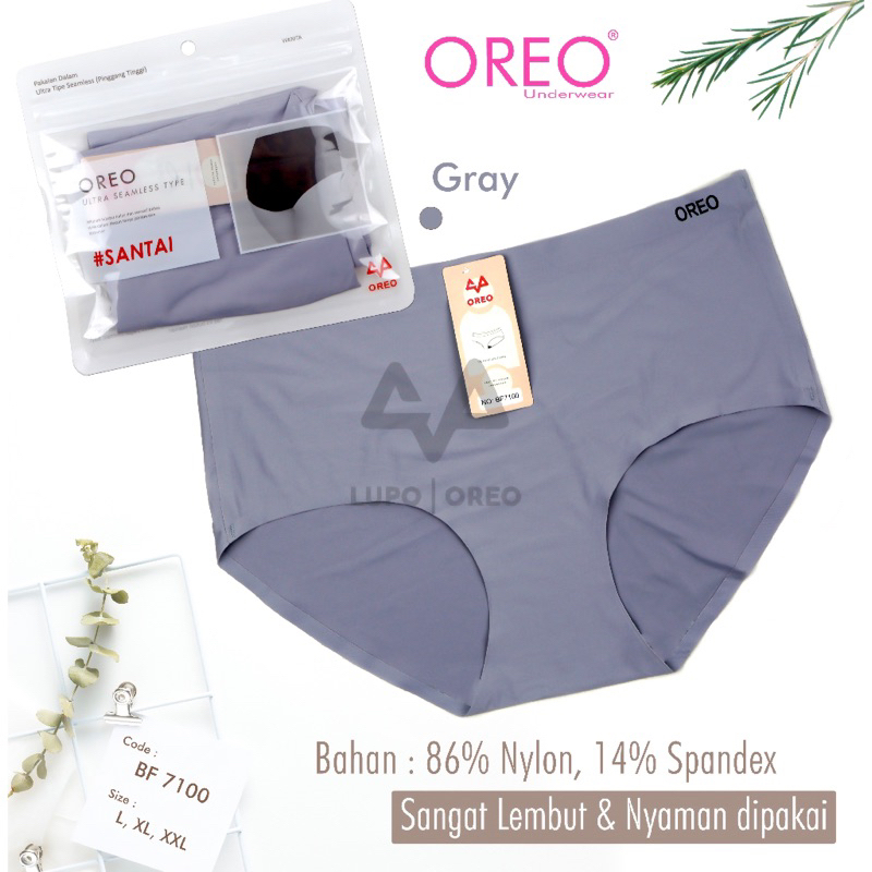 CELANA DALAM WANITA SEAMLESS OREO PREMIUM PACK CD POLOS PEREMPUAN SUPER SOFT