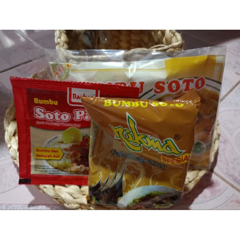 

TERMURAH!!! ANEKA BUMBU SOTO PADANG BERBAGAI MERK