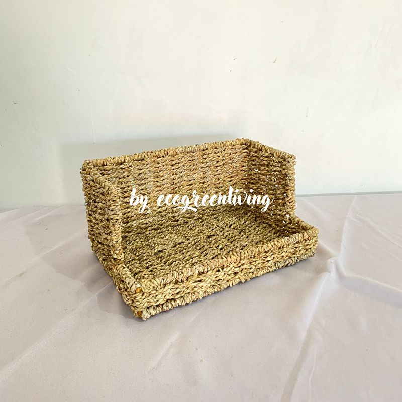 KERANJANG SERBAGUNA SEAGRASS HANDMADE / STORAGE BASKET/TEMPAT PENYIMPANAN BUMBU/KITCHEN STORAGE