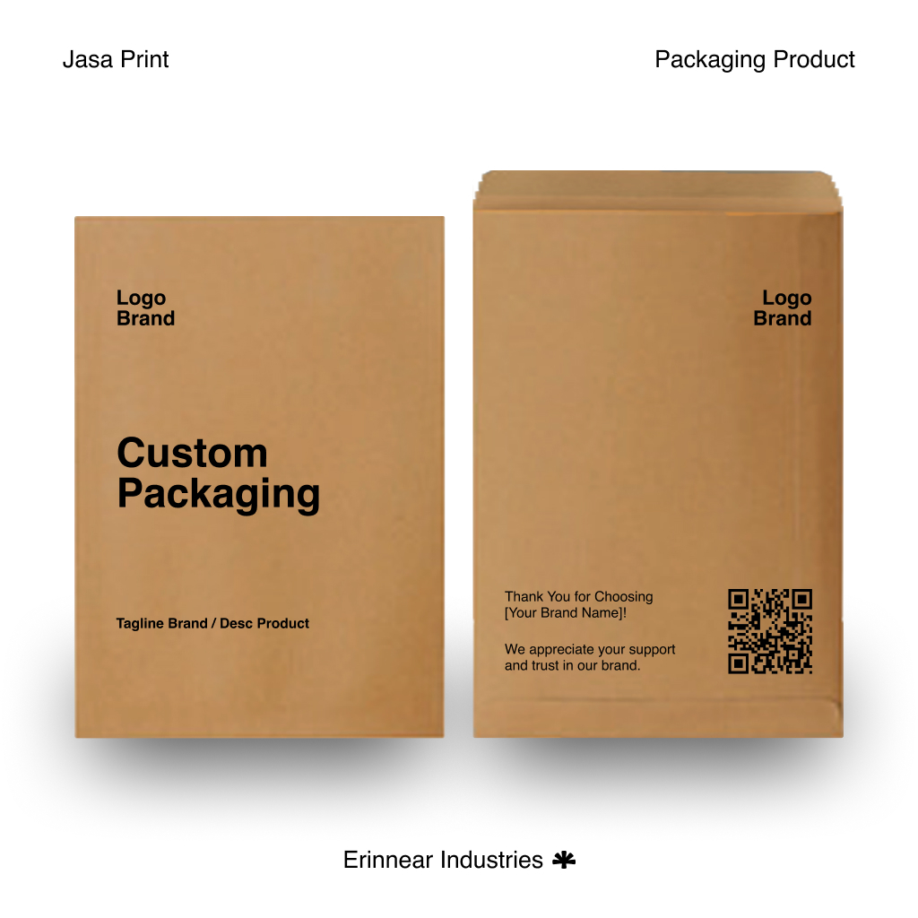 

Custom Packaging Tshirt 20 x 30cm - MOQ 100pcs