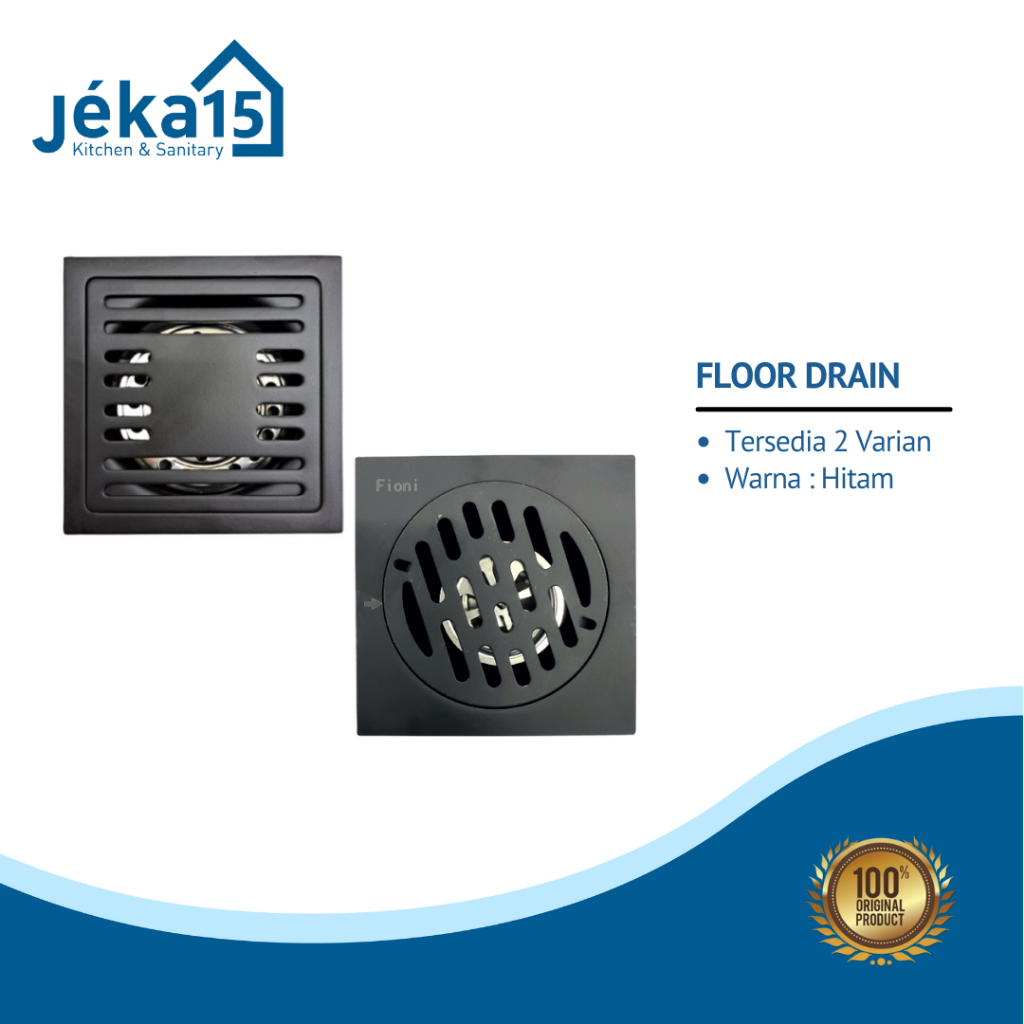 FLOOR DRAIN HITAM | SARINGAN KAMAR MANDI