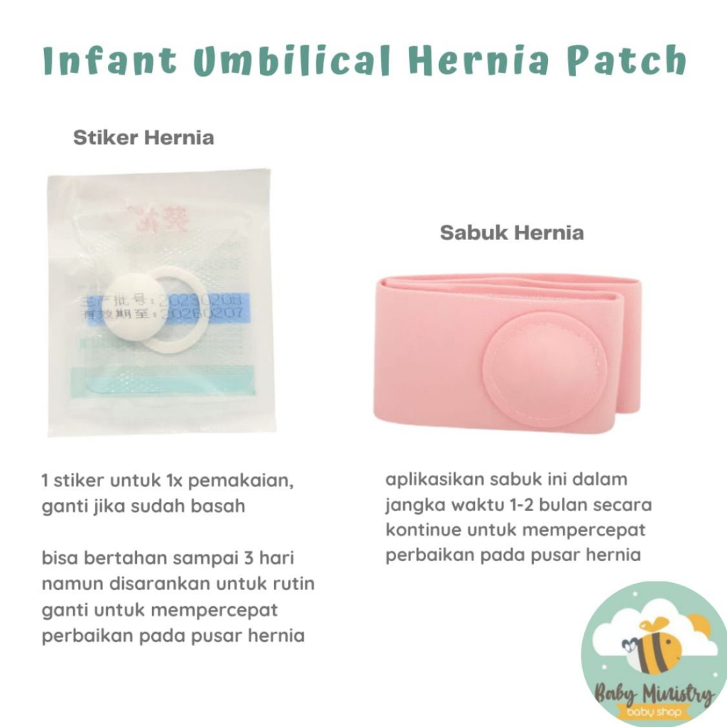 KOYO HERBAL HERNIA ANAK PATCH / SABUK HERNIA/ PUSAR BODONG / HERNIA / MANJUR / BEST SELLER