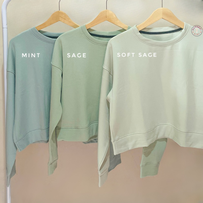 SWEATER - SWEATSHIRT Crop Oversize | Korean Sweater