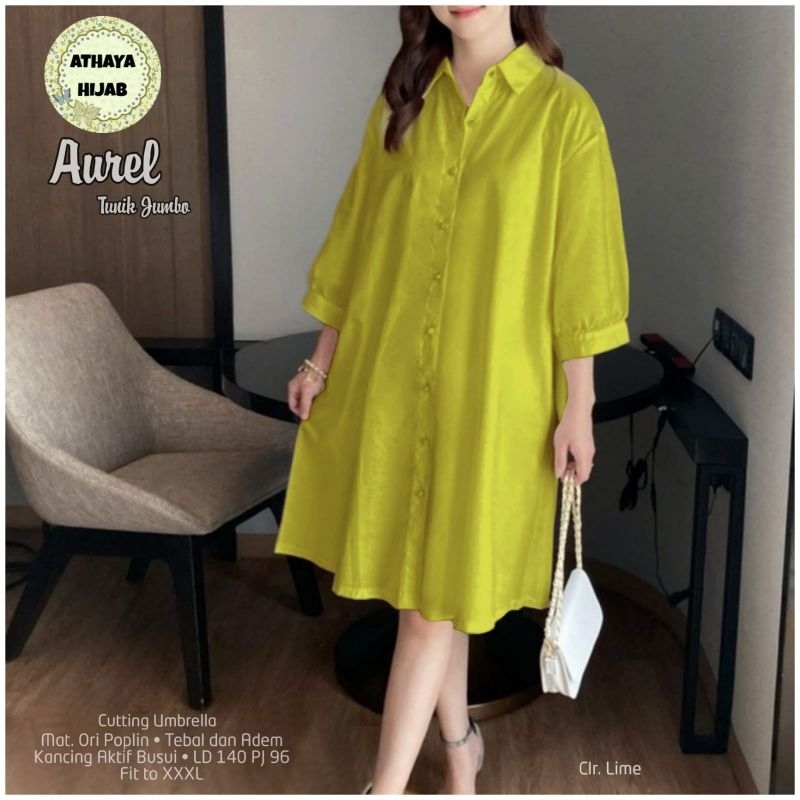 Aurel tunik jumbo by Athaya Hijab ori