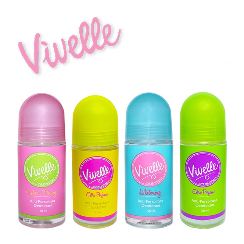 ❤️ MEMEY ❤️ VIVELLE Roll On Anti-Perspirant Deodorant 50ml