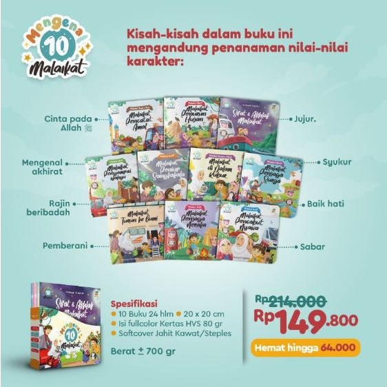ZIYADBOOKS - BUKU ANAK: MENGENAL 10 MALAIKAT