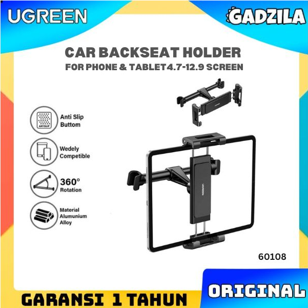 UGREEN Backseat Bracket Car Mount Holder Dudukan HP iPhone iPad Kursi Mobil