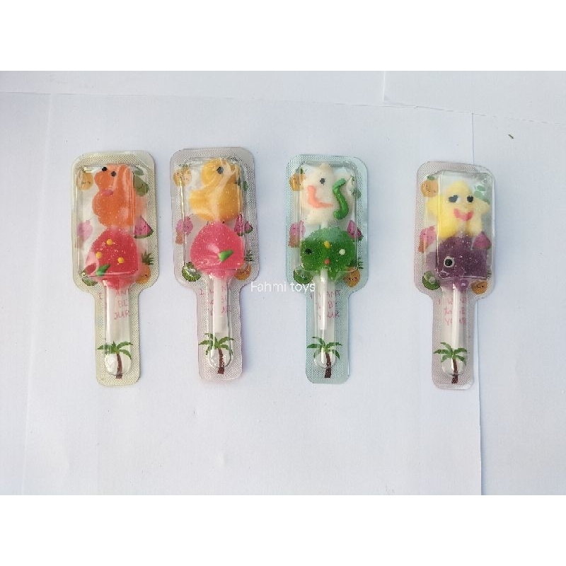 

50 Yummy Gummy TopleS Kotak Permen YUPI Karakter Lucu