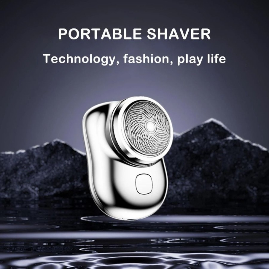 Mini Shaver P10 alat cukur kumis jenggot 360 super tajam Recharger