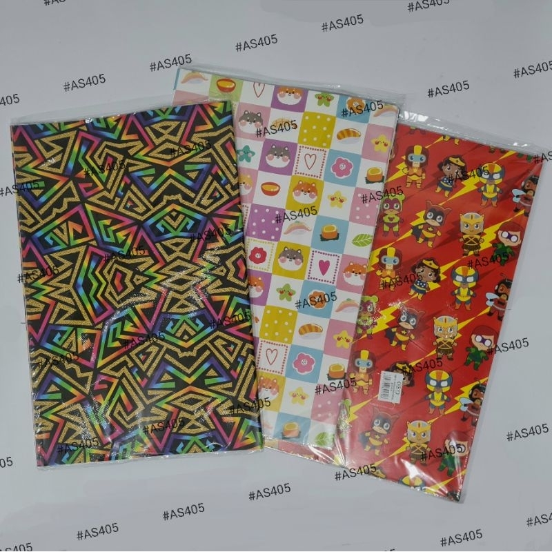 

Kertas Kado KIKY LUCU FANCY KARTUN Glossy (1 pak = 50 lembar)