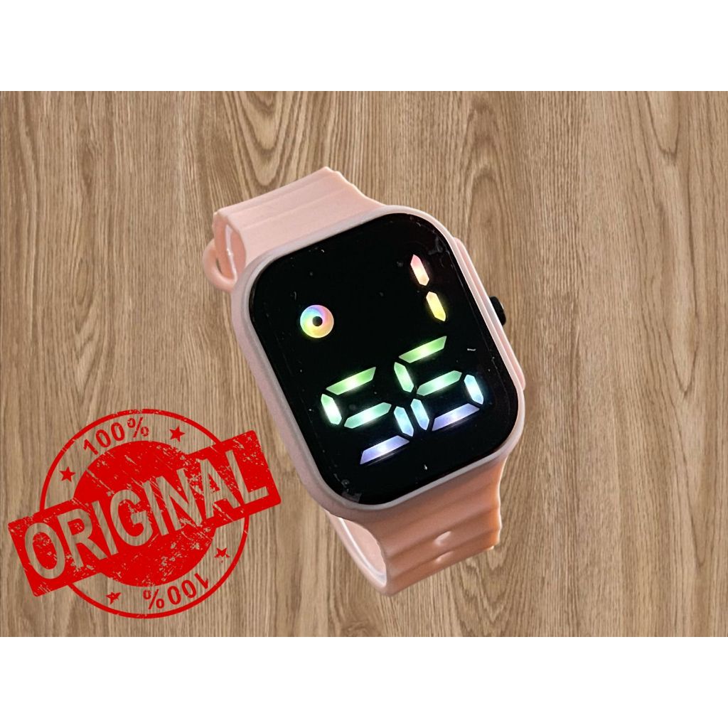 (SS) BISA COD JAM TANGAN PRIA WANITA DIGITAL FASHION KOREA C1-9 ANTI AIR