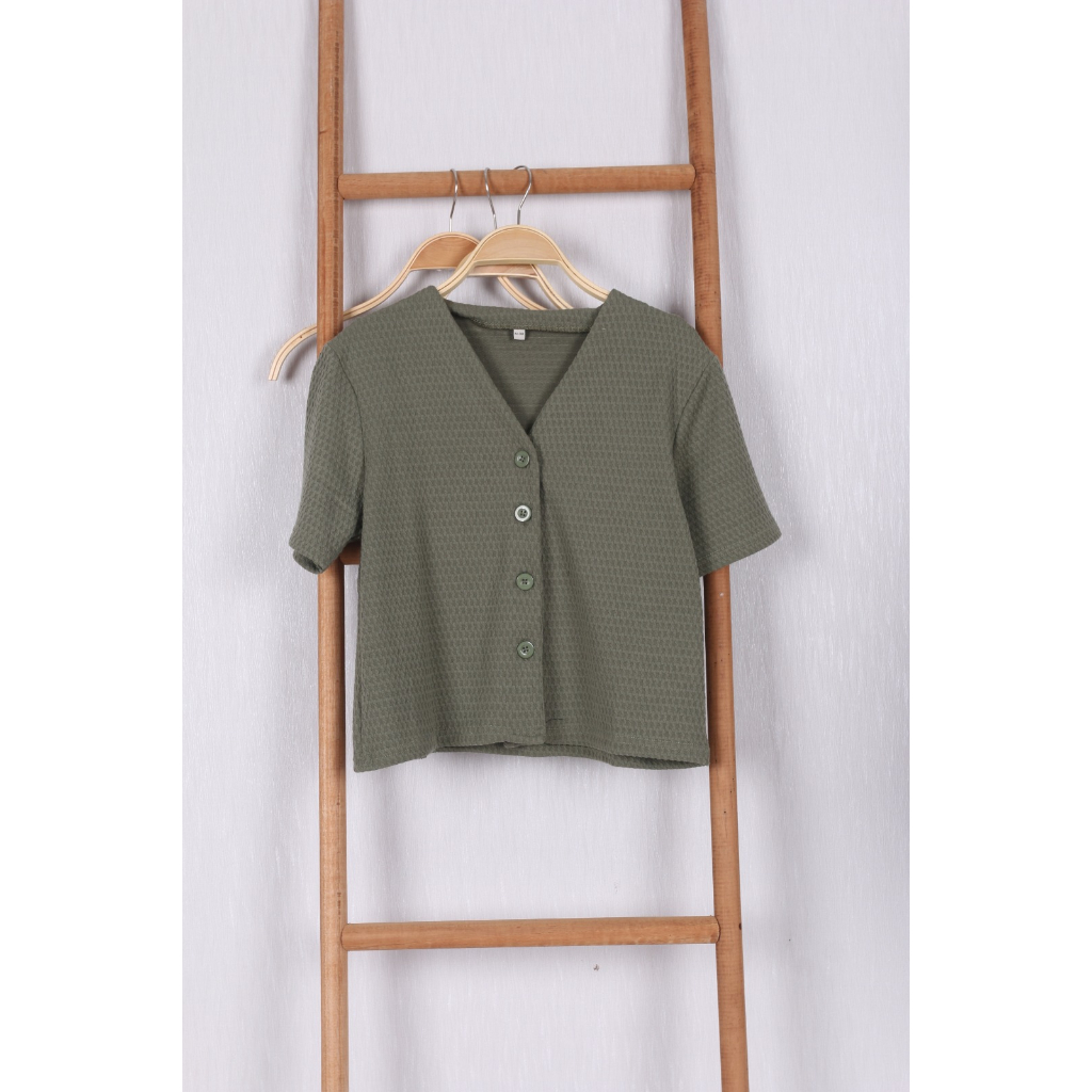 (COD) OH Fashion Kylee Blouse Shirt Wanita #2B55