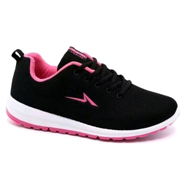 SEPATU ANDO NITTA HITAM PINK UKURAN 29 SAMPAI 40