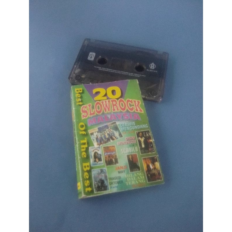 kaset 20 Slow Rock Malaysia (kover lengket)