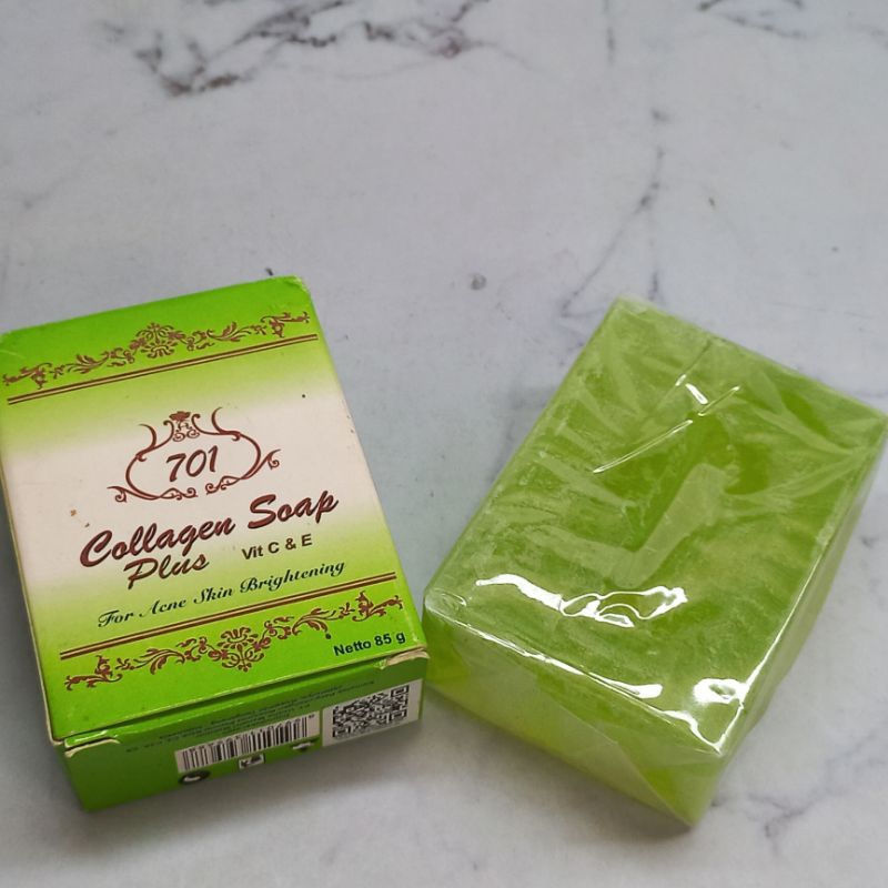 Sabun Collagen Hijau 701 BPOM//anti jerawat