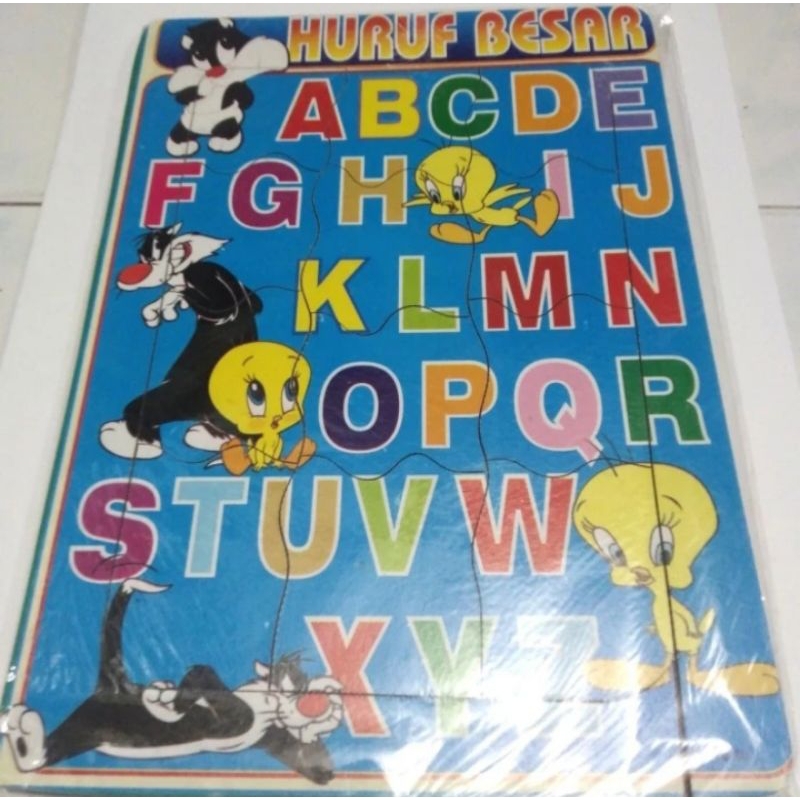 PUZZLE KAYU/BONGKAR PASANG KAYU(HURUF BESAR)