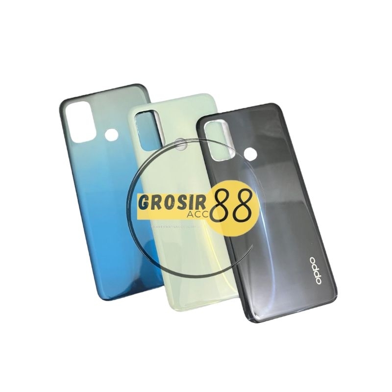 BACKDOOR BACKCOVER CASING TUTUP BELAKANG OPPO A53 - A33 2020 ORIGINAL