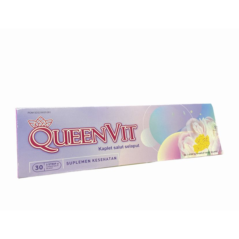QUEENVIT STRIP 10 KAPLET Vitamin Penyubur Kandungan