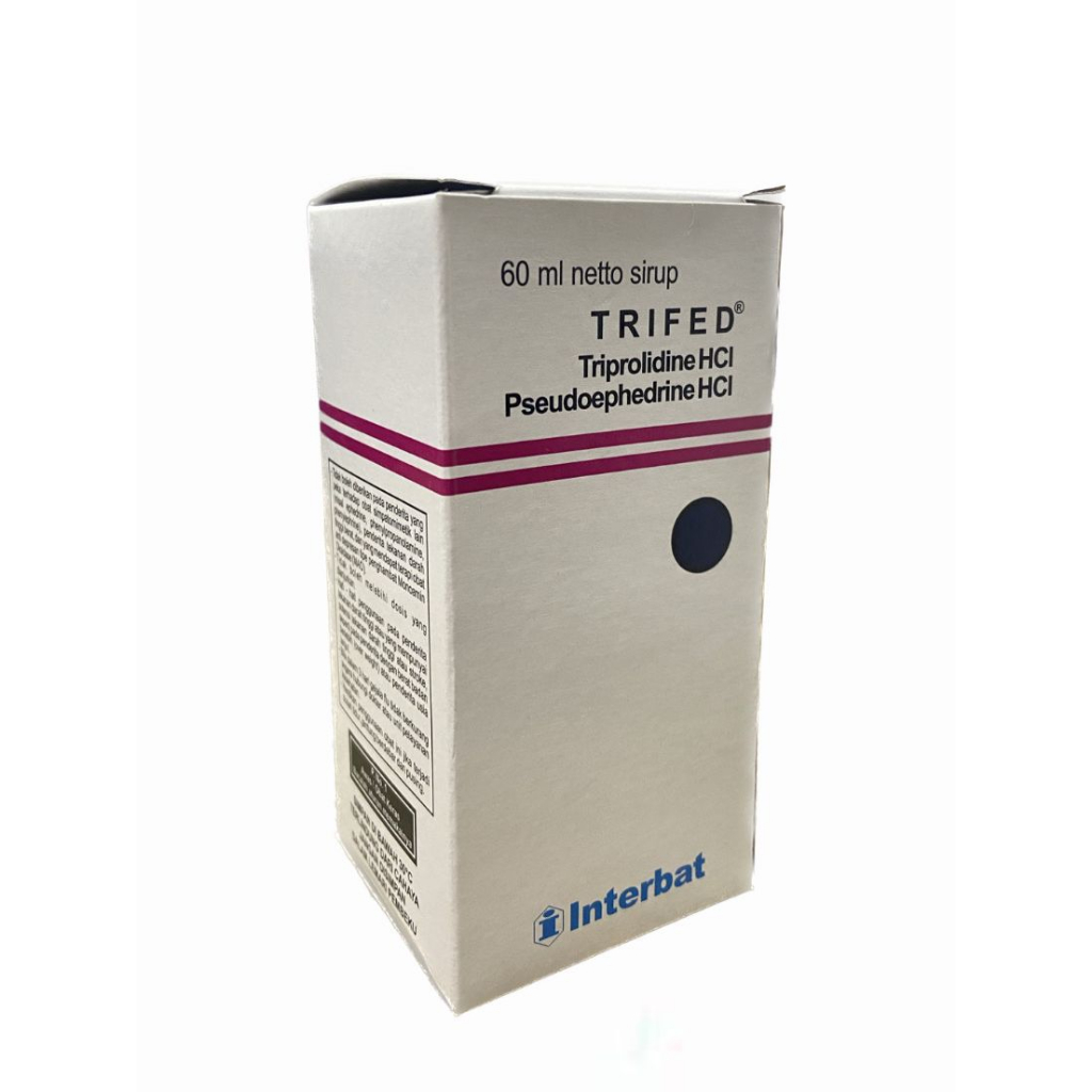 TRIFED SIRUL 60 ML Meringankan Gejala Flu Karna Alergi