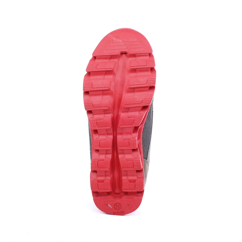 Sepatu Anak Perempuan Sneaker Kasual Sporty Abu-Grey