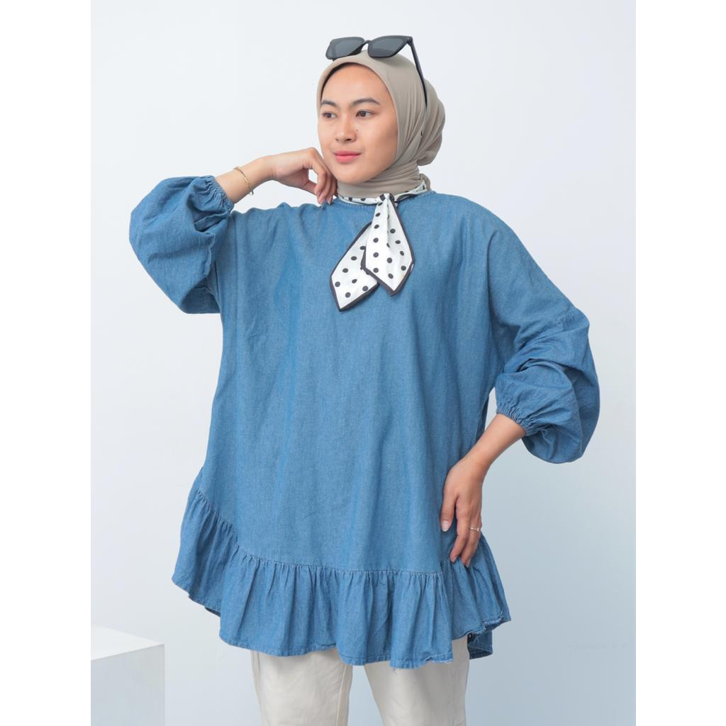 Blouse Denim Nobu Oversize - 2301.01.027