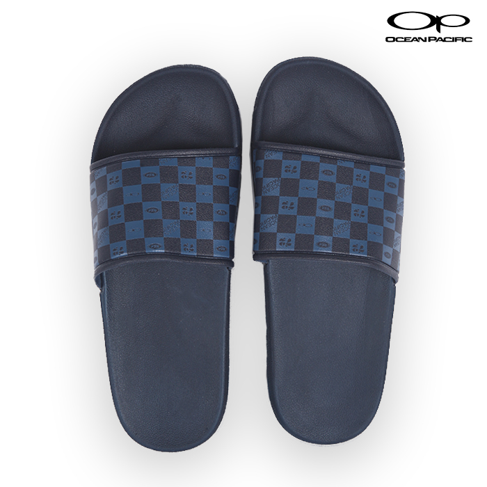 Ocean Pacific Sandal Pria Slide Biru Tua