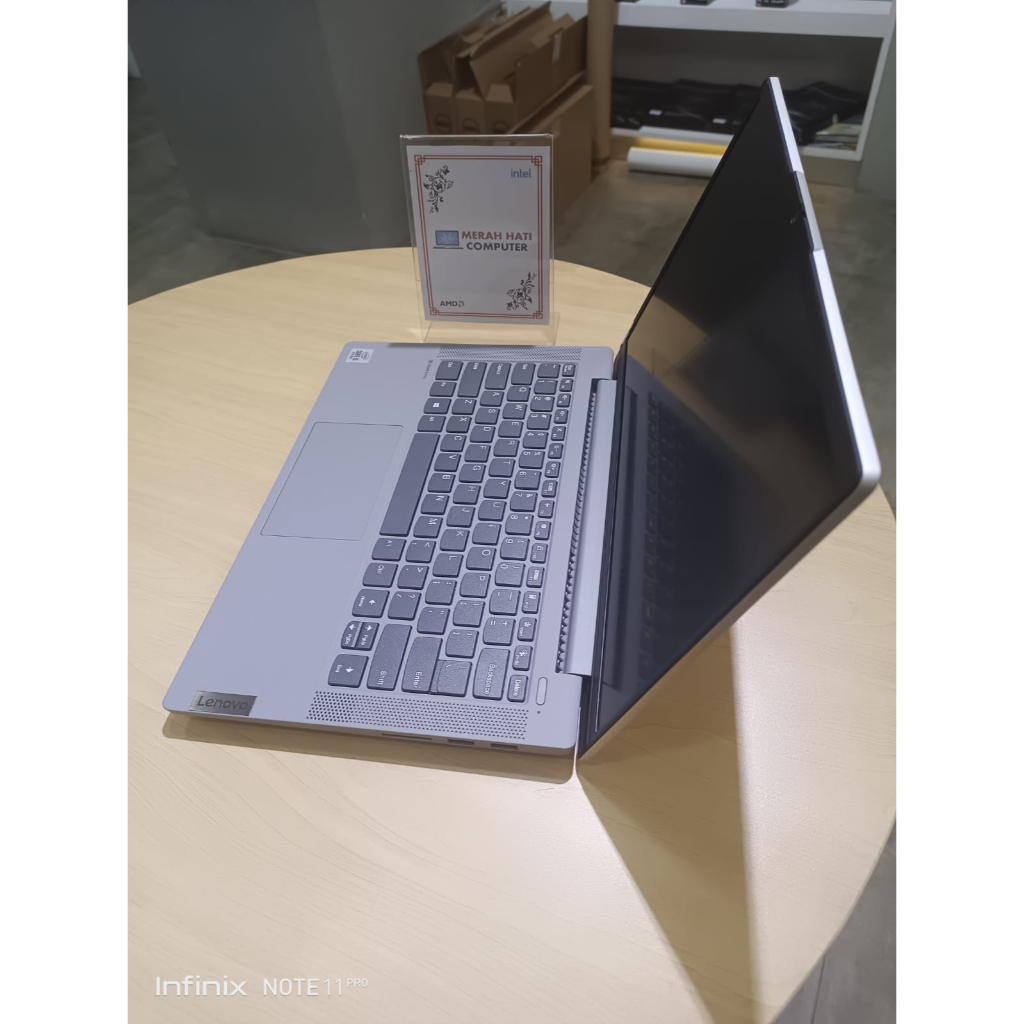 PROMO LAPTOP BISNIS LENOVO IDEAPAD SLIM 5i 14 INTEL I5 1035G1 8GB 512GB 14FHD WINDOWS 10 HOME PLATINUM GREY ORIGINAL TERMURAH