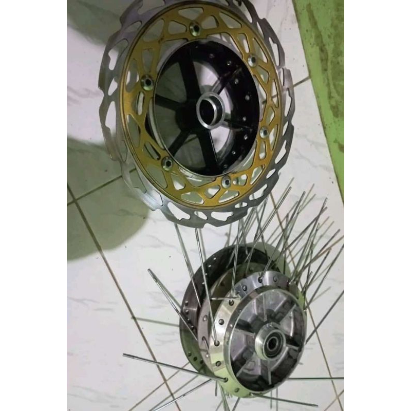 Tromol Depan Belakang Ninja RR set disc depan belakang