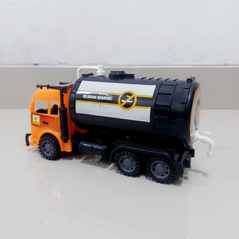 mainan mobil truk tanki - miniatur model mobilan tangki anak laki cowok