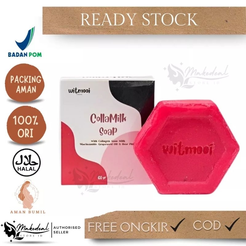 Witmooi CollaMilk Soap | sabun mencerahkan kulit