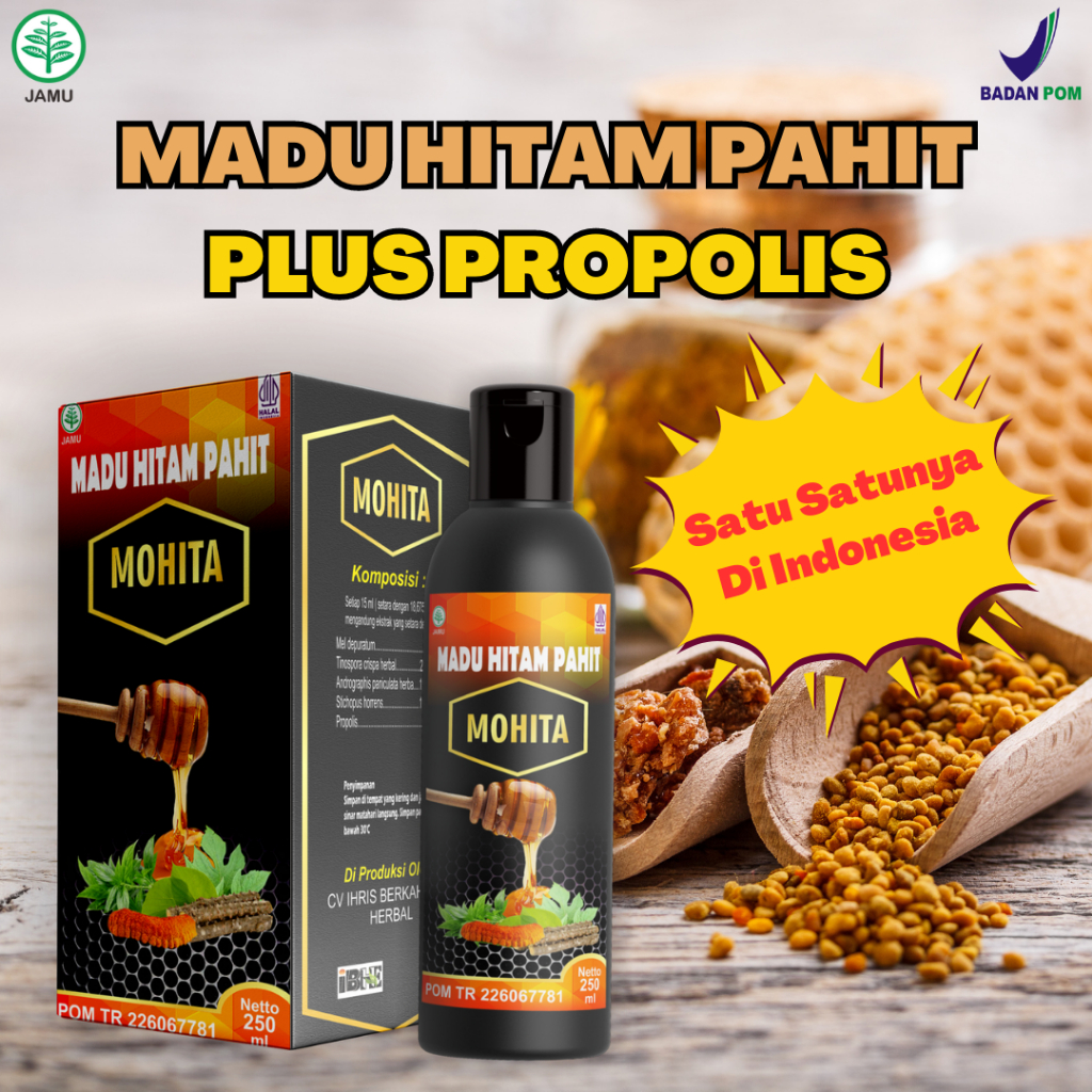 

Mohita Madu Hitam Pahit Propolis