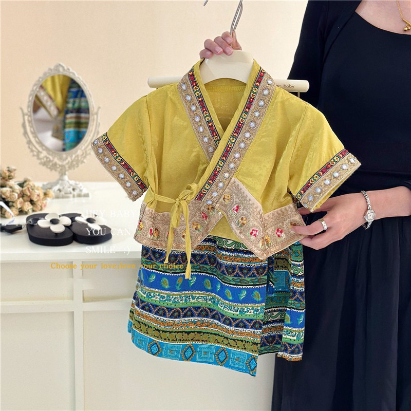 [MYIFUKIDS.ID] PRE ORDER MONGOLIA SET BAJU/KAOS ANAK CEWEK PEREMPUAN