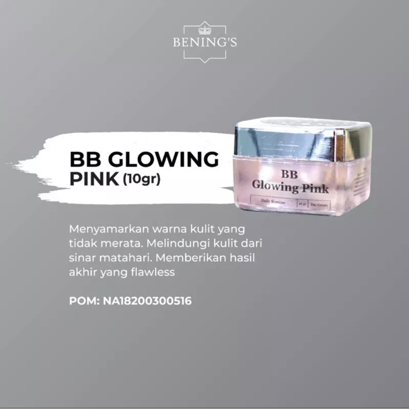 Bening's BB GLOWING PINK