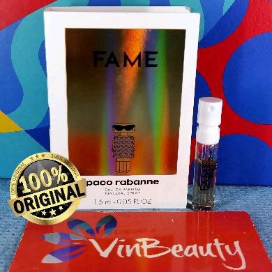 Vial Parfum OriginaL Paco Rabanne Fame EDP 1.5 ml For Women Murah