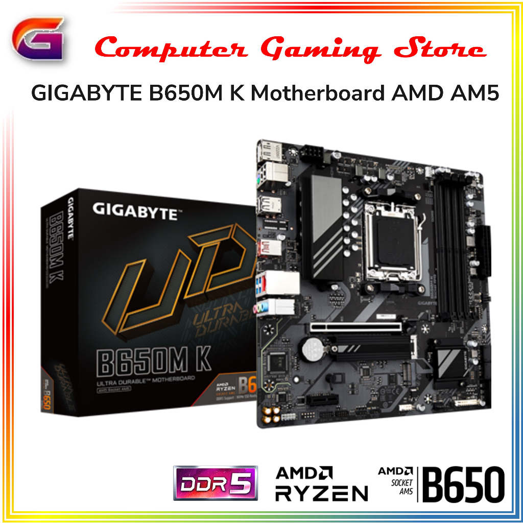 GIGABYTE B650M K Motherboard AMD AM5