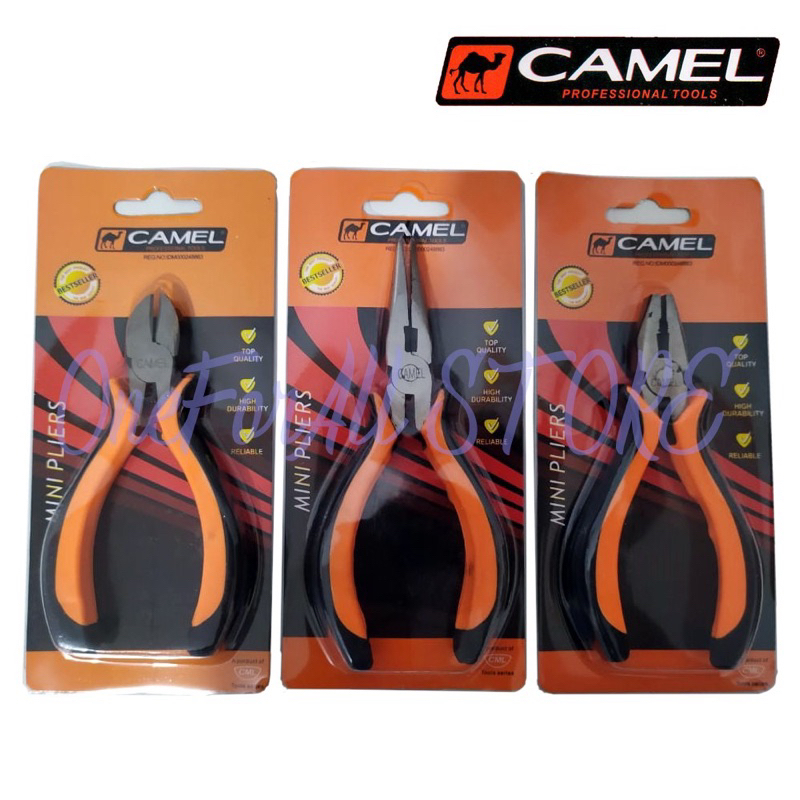 Tang mini 4,5” Camel tang potong kombinasi lancip