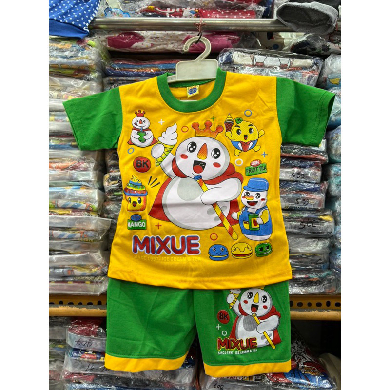 SETELAN ANAK MOTIF MIXUE KIDS ORI BEST SELLER