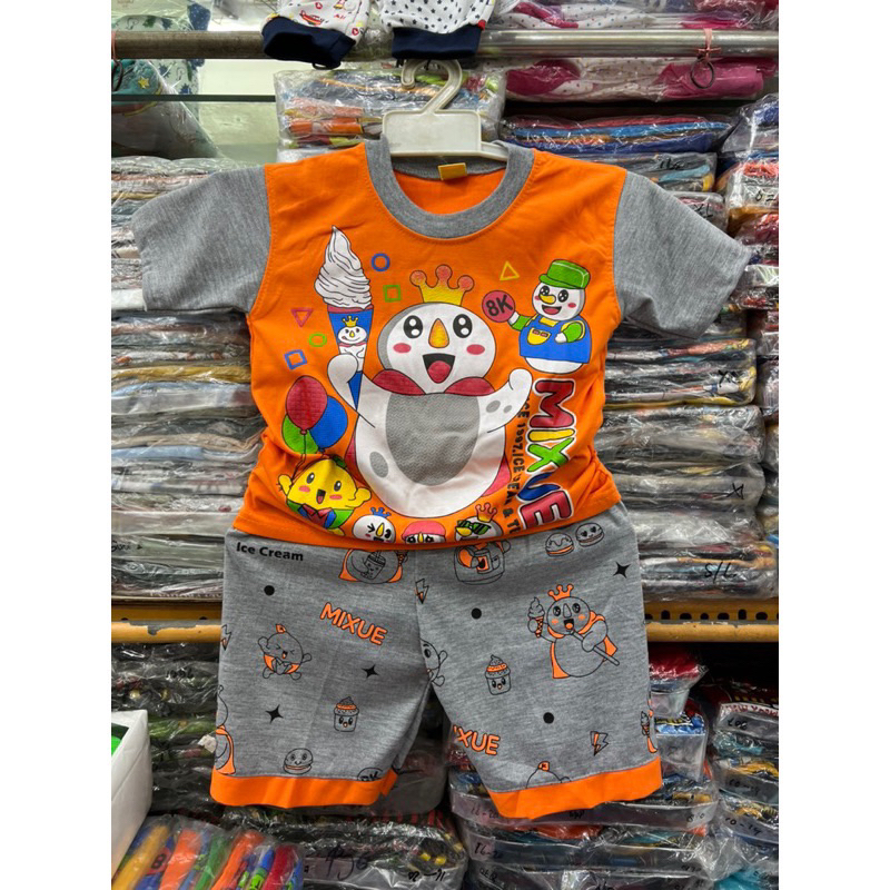 SETELAN ANAK MOTIF MIXUE KIDS ORI BEST SELLER