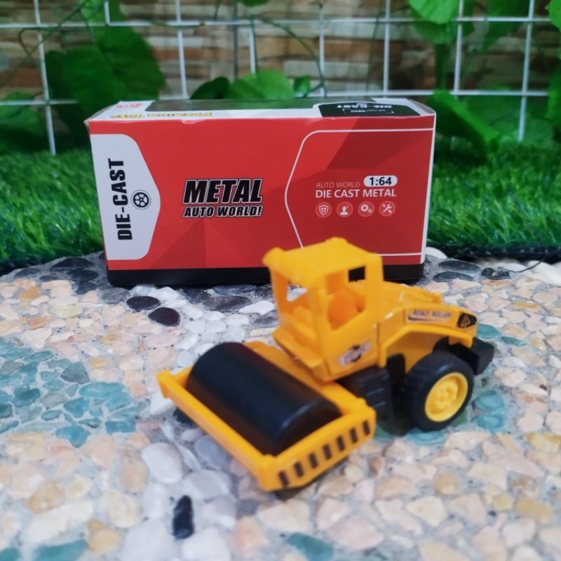 Diecast Mobil boldozer - Diecast Mobil Roller Giling - Diecaat Mobil Traktor