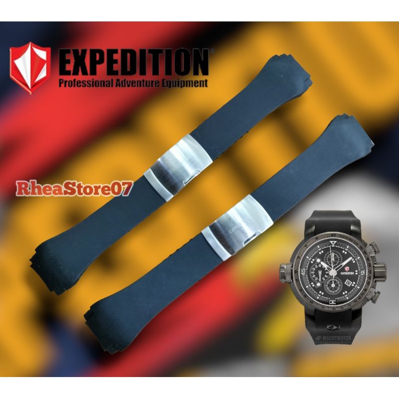 Tali Jam Tangan Expedition Airbone E6335 rubber