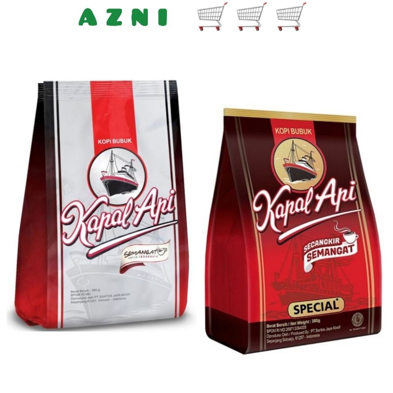 

KAPAL API Kopi Bubuk Spesial / Hitam 380gr